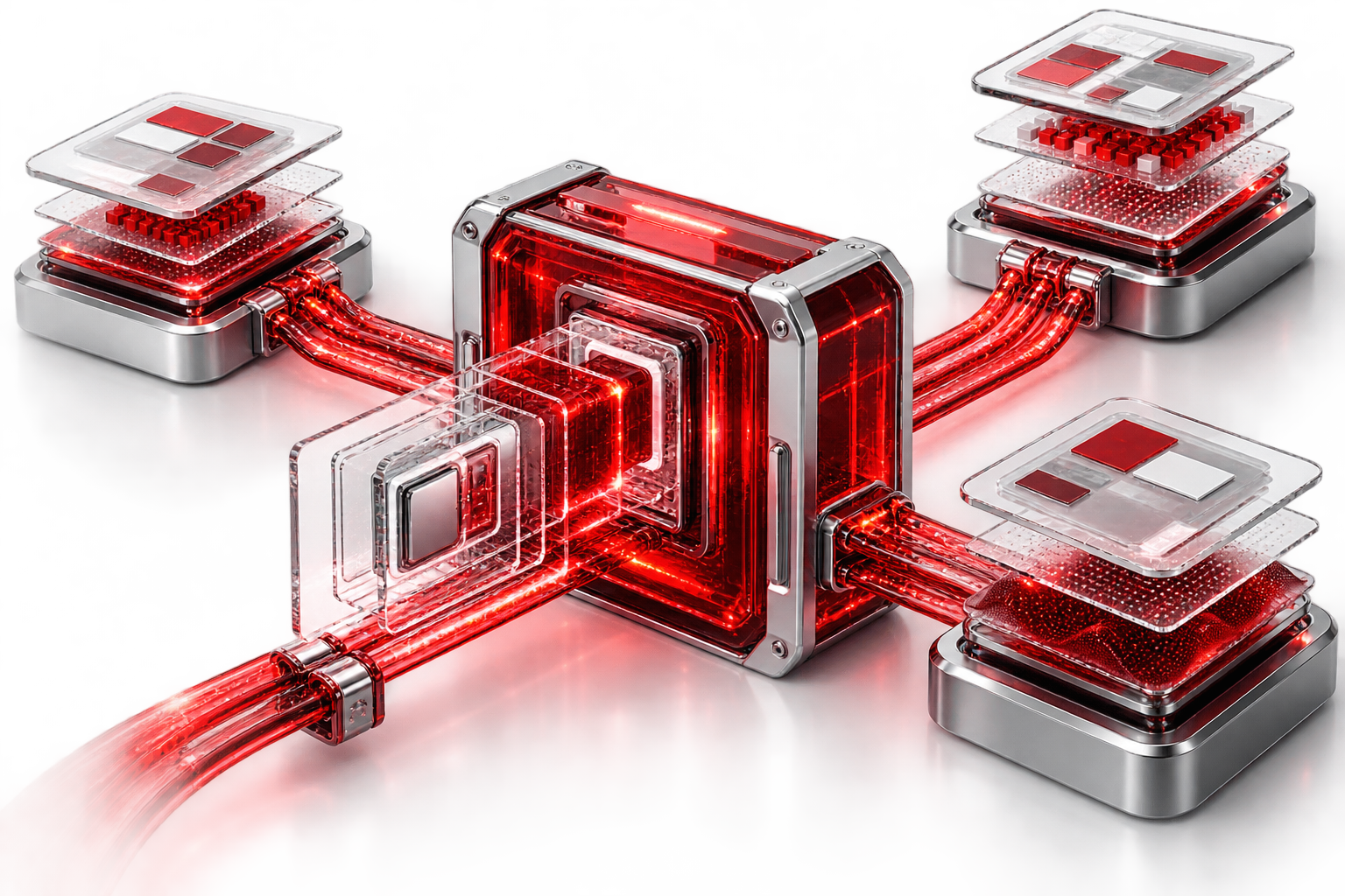 Crimson software entitlement gate connecting layered glass permissions and authorised application modules
